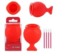 Lip Plumper Device | Soft Silicone Fish Shape Lips Enhancer, Bocca più spessa Fastly Lip Pumps Bigger, Pennelli labbra + Lip Plumper Set, Rendere una bocca sexy coinvolgente