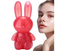 Lip Plumper Gloss, Rabbit Hydrating Balm, 2.68x1.1 inches Large Size Moisturizing Stick with Safety, Everyday Wear Cosmetic with Comfort, Modern Beauty Design Style, Accessory for Women Girls Night