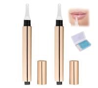 Lip Plumper Tulip, Olio Labbra Tulip, Filler Labbra Tuli p, Idratante, Trasparente, Stick Labbr a Rimpolpante Al Silicone, Effetto Naturale A Lunga Durata (Oro)