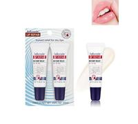 Lip Repair Gel 2 idratante utile balsamo per labbra senza profumo per giorno e notte, per la cura delle labbra, idratato Soothes Lip Care Balm Set per la riparazione di labbra secche e screpolate, 10