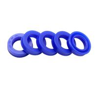 Lip seals 5 pz ID 8-19mm UN Albero Radiale Guarnizione Idraulica (IDxODxTHK) Poliuretano Pistone Albero Pistone Rod PU Singolo Labbro U Coppa Paraolio Radial seals Rotary seals(8x16x6(5pcs))