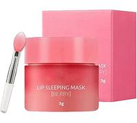 Lip Sleeping Care Special Mask, Lip Sleeping Mask, Natural Berry Lip Care Cream, Moisture & Collagen Booster Lip Sleeping Mask,Exfoliate Repair Dry & Chapped Lip (1pcs)