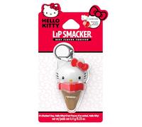 Lip Smacker, Balsamo Labbra Cono Gelato Hello Kitty con Portachiavi | Design Cono Gelato Hello Kitty, Balsamo Aromatizzato, Portachiavi Incluso, Formula Nutriente, Idea Regalo Divertente