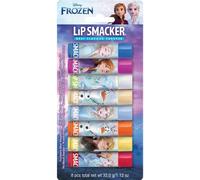 Lip Smacker Disney Frozen Party Pack, Set Regalo di Burrocacao per Bambini Ispirato a Disney Fronzer, Sicuri e Senza Colore per un Finish Naturale, Gusti Assortiti in 8 Varianti