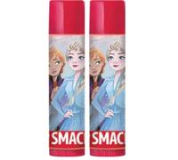 Lip Smacker Disney Frozen Collection, Burrocacao Elsa per Bambini, Sicuro da Usare e Senza Colore per un Finish Naturale, Gusto Stronger Strawberry, Blister Singolo (Confezione da 2)