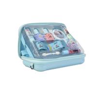 Lip Smacker Disney Frozen Travel To Go Beauty Case cofanetto regalo: rossetto 2 x 1 g + lucidalabbra 2 x 1 g + smalto 2 x 4 ml + palette di evidenziatori 4 g + applicatore + portachiavi + astuccio