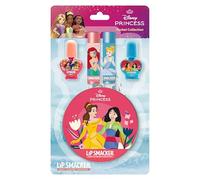 Lip Smacker Princess Beauty Pocket Collection, Set Trucchi Bambina Principesse Disney, 4-Pezzi, Lucidalabbra e Smalti, Astuccio delle Principesse Disney, Regali Principesse Disney