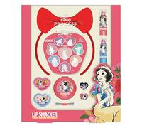 Lip Smacker Snow White Hair Band with Face Set, Set Trucchi Bambina e Fascie per Capelli in 18-Pezzi, Include Lucidalabbra, Creme Luccicanti e Accessori, Regali Principesse Disney