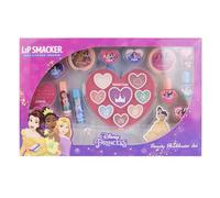 Lip Smacker Disney Princess Blockbuster Set, Set Trucchi per Bambina, con Balsamo Per Labbra, Lucidalabbra, Ombretti e Smalti Per Unghie, Accessori Per Capelli e Trucco