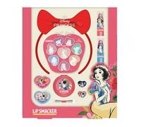 Lip Smacker Snow White Hair Band with Face Set, Set Trucchi Bambina e Fascie per Capelli in 18-Pezzi, Include Lucidalabbra, Creme Luccicanti e Accessori, Regali Principesse Disney