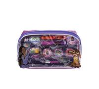 Lip Smacker Disney Wish Essential Makeup Bag cofanetto regalo: lucidalabbra 2 x 2 ml + lucidalabbra in crema 2 x 0,8 g + crema illuminante 3 x 1,6 g + anello 2 pz + ciondolo + applicatore + sacchetto cosmetico