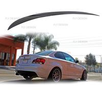 Lip Spoiler Posteriore Adatto A per BMW E82 E88,Posteriore,Diffusore,Ala,Nero