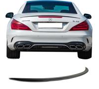 Lip Spoiler Posteriore Adatto A per Mercedes Benz R 231 Sl, Nero Lucido