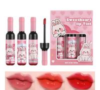 Lip Stain, 3 Colors Moisturizing Tinted Lip Gloss, Wine Bottle Shape, Long-Lasting Daily Makeup For Women, Girls, Mother, Or Girlfriend For Gorgeous Lips