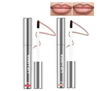 Lip Stain - Peel & Reveal, Lip Tint Stain Peel Off, Lip Stain Peel Off con finitura opaca, Lip Liner Stain impermeabile, Lip Stain idratante a lunga tenuta (#1+#2)
