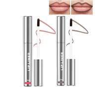 Lip Stain - Peel & Reveal, Lip Tint Stain Peel Off, Lip Stain Peel Off con finitura opaca, Lip Liner Stain impermeabile, Lip Stain idratante a lunga tenuta (#1+#4)