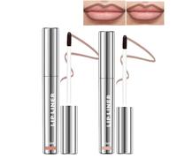 Lip Stain - Peel & Reveal, Lip Tint Stain Peel Off, Lip Stain Peel Off con finitura opaca, Lip Liner Stain impermeabile, Lip Stain idratante a lunga tenuta (#2+#3)