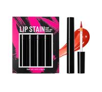 Lip Stain Sfogliabile | Trucco Contorno Lablia Sfumabile | 6 Pezzi Altamente Pigmentato Impermeabile Antitrasferimento per Regalo Donna