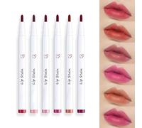 Lip Tint Pen, Longwear Liquid Lipliner, Cream Glide Lipliner, 2 in 1 Waterproof Lipstick Lip Liner, diversi colori disponibili