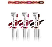 Lip Tint Stain Peel Off Set di 3 colori Opaco Nude Lipgloss, resistente all'acqua, Magic Tattoo sfoderabile, rossetto liquido, antiaderente, per le labbra, per le donne