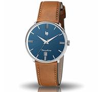 Lip Uomo Orologio Analogico Quartz Cinturino Pelle Marrone 671429