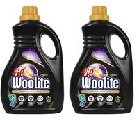 Lip Woolite Detersivo Lavatrice Capi Scuri, Neri e Jeans 25 Lavaggi, da 1500 ml di Detersivo Lavatrice Liquido Capi Scuri con Cheratina (Confezione da 2)