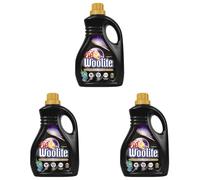 Lip Woolite Detersivo Lavatrice Capi Scuri, Neri e Jeans 25 Lavaggi, da 1500 ml di Detersivo Lavatrice Liquido Capi Scuri con Cheratina (Confezione da 3)