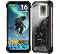 Lipa Lagenio Rhino 1 Pro - Smartphone robusto da 24/256 GB - Smartphone robusto - Cellulare resistente da 6,9" - IP69 impermeabile e antipolvere - Custodia robusta inclusa - Dual SIM