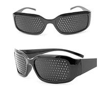 Lipeed Fori per Occhiali Raster Occhiali con Foro per l'allenamento e Il Relax degli Occhi Occhiali correttivi in plastica Anti-Fatica per Lo Sport