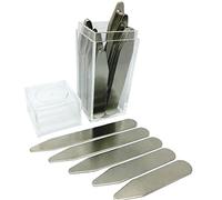 Lipfer 40pcs a 4 Dimensioni in Acciaio Inossidabile Collare per Gli Uomini d'Affari Camicia di Irrigidimento Osseo Inserisce Il Supporto del Colletto Fisso