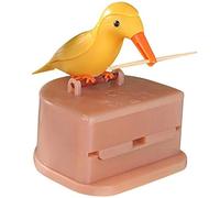 Lipfer Dispenser per Stuzzicadenti per Uccelli Dispenser per Stuzzicadenti Picchio Carino per Casa Dispenser per Stuzzicadenti Tucano novità Porta Stuzzicadenti Automatico Simpatico Regalo per Tavolo