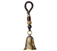 Lipfer Ottone Vintage Brass Buddhist Meditation Bell Bancellino a Sei Parole Tornali per Campagna Pendants Hanging Jewelry