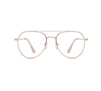 LIPIODOL Occhiali con filtro luce blu da donna con occhio Computer Trasparenti Antiriflesso Cat-Eye Occhiali per PC Tablet Smartphone - Trasparente Lente
