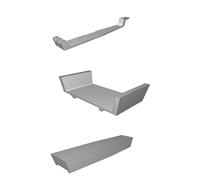 LiPo Battery Mount Compatible with Traxxas TRX4 2S/3S/4S Hardcase