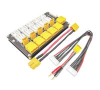 Lipo Battery Parallel Charging Board 2 in 1 Piastra di ricarica parallela XT30 XT60 Plug Supporta 5 confezioni per 2S-6S Lipo Battery