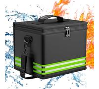 Lipo - Borsa per batteria ignifuga, a prova di esplosione, con doppia cerniera, per ricarica e conservazione sicura della batteria Lipo