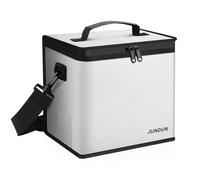Lipo Safe Bag - Borsa ignifuga e a prova di esplosione, 24 x 18 x 22 cm | Contenitore per batterie con doppia cerniera impermeabile, grande capacità per caricare e conservare