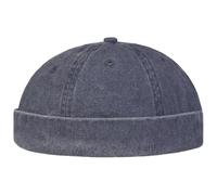 LIPODO Berretto Docker Uni Cotton Uomo - Beanie in Cotone Skull cap Docker, Chiusura a Strappo Primavera/Estate Estate - Taglia Unica Blu Scuro