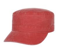 LIPODO Cappellino Army Washed Cotton Donna/Uomo - cap con Visiera, Chiusura a Strappo Estate Primavera/Estate - Taglia Unica Rosso