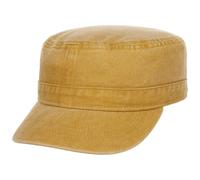 LIPODO Cappellino Army Washed Cotton Donna/Uomo - cap con Visiera, Chiusura a Strappo Estate Primavera/Estate - Taglia Unica Senape