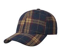 LIPODO Cappellino Classic New Check Donna/Uomo - Berretto Baseball Fibbia in Metallo, con Visiera Inverno Autunno/Inverno - Taglia Unica Blu