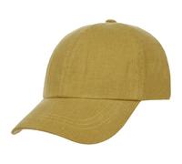 LIPODO Cappellino Uni Summer Donna/Uomo - Berretto in Lino Baseball Cotton cap con Visiera, Chiuso Dietro, Visiera Estate Primavera/Estate - Taglia Unica Senape