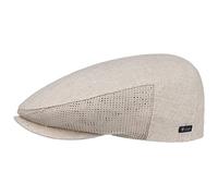 LIPODO Coppola da Uomo in Lino Beige - Made in Italy - 60% Cotone, 40% Lino - Berretto con Visiera - con Inserto e Fodera in Rete - Berretto Estivo - Primavera/Estate Beige 55 cm