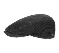 LIPODO Cordial Coppola in Cotone - Berretto Maschile in Velluto a Coste con Fodera Imbottita per l'inverno - Berretto Sportivo con Visiera in Vari Colori - Taglie 49-63 cm Nero S (54-55 cm)