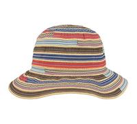 LIPODO Happy Cappello floscio da Donna - con Carta Paglia e Poliestere - Taglia Unica (56-58 cm) - Cappello in Tessuto con Fascia Interna Elasticizzata - Primavera/Estate Beige Taglia Unica