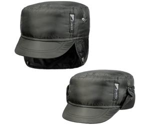 LIPODO Piumino Armycap con copriorecchie Uomo - Berretto Idrorepellente Foderato - Berretto da Uomo in Cotone - Cappellino Autunno/Inverno - Cappellino Invernale Oliva XL (60-61 cm)