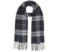 LIPODO Sciarpa a Quadri Cashmink Donna/Uomo - Made in Germany invernale da uomo con frange autunno/inverno - Taglia unica blu scuro