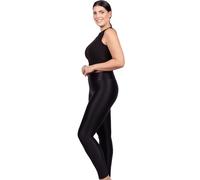 LIPOELASTIC Flow Leggings Contenitivi Modellanti Donna - Leggins Compressivi con Effetto Massaggio 3D,Sport e Palestra | Ideale per Lipedema- Nero