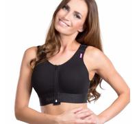 LIPOELASTIC® PI Special Comfort - Reggiseno a Compressione Post chirurgica (IT, Taglia della Coppa & Taglia della Fascia, B, 80, Nero)
