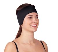 LIPOELASTIC® PU 03 - Fascia compressiva post-operatoria, raccomandata per l’uso dopo la chirurgia plastica dell'orecchio (otoplastica) (Nero, S)